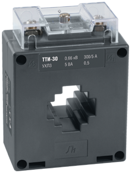 Трансформатор тока ТТИ-30  300/5А  5ВА  класс 0,5S  ИЭК