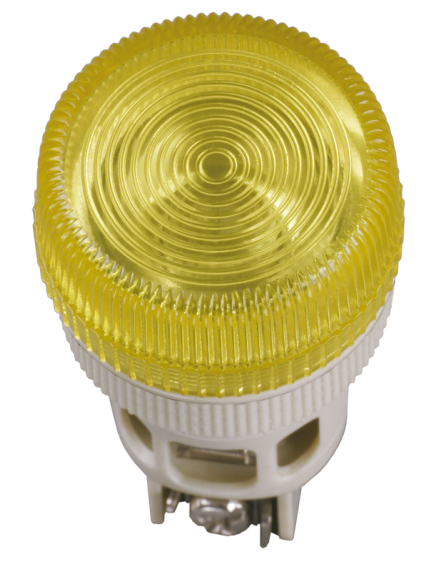 Лампа ENR-22 сигнальная d22мм белый неон/240В цилиндр ИЭК