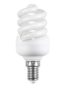 Лампа энергосберегающая спираль КЭЛ-FS Е14 11Вт 4200К Т2 ИЭК