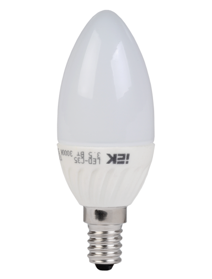Лампа светодиодная C35 свеча 3.5 Вт 270 Лм 230 В 4000 К E14 IEK