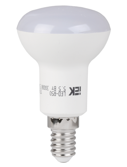 Лампа светодиодная R50 рефлектор 5,5 Вт 400 Лм 230 В 3000 К E14 IEK