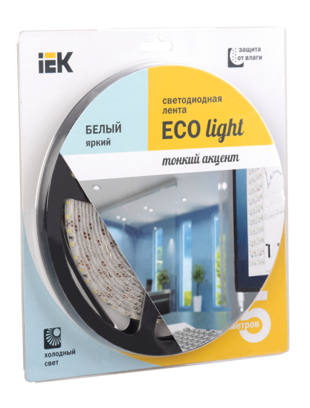 Лента LED 5м  блистер LSR-3528W120-9.6-IP65-12V IEK-eco