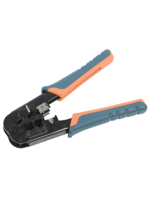 ITK Инструмент обжим для RJ-45,12,11 без храп мех сине-оранж