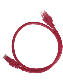 ITK Коммутационный шнур (патч-корд), кат.5Е UTP, 2м, красный